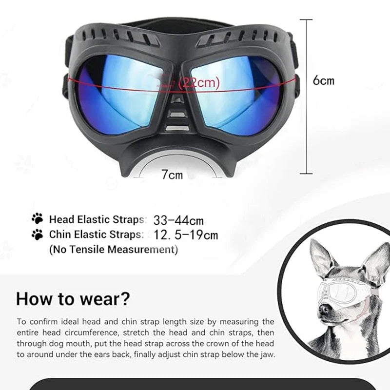 Dog Goggles Wide Snout Soft Frame Tactical - ProPawPet.com