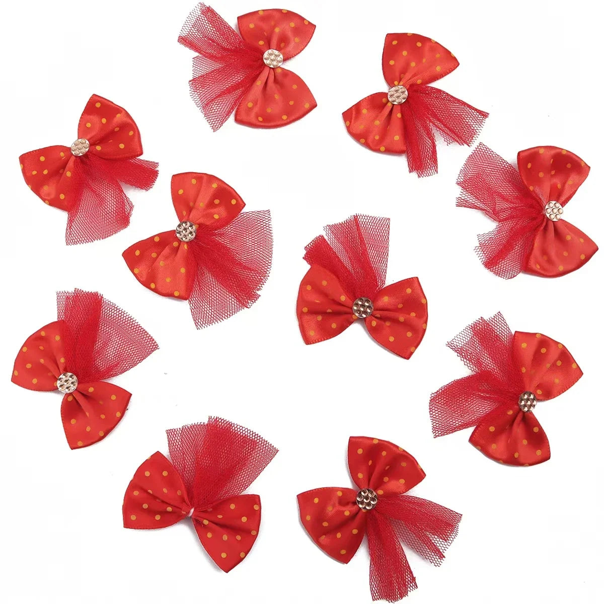 5/10pcs Lace Dog Hairbows Dog Bows With - ProPawPet.com
