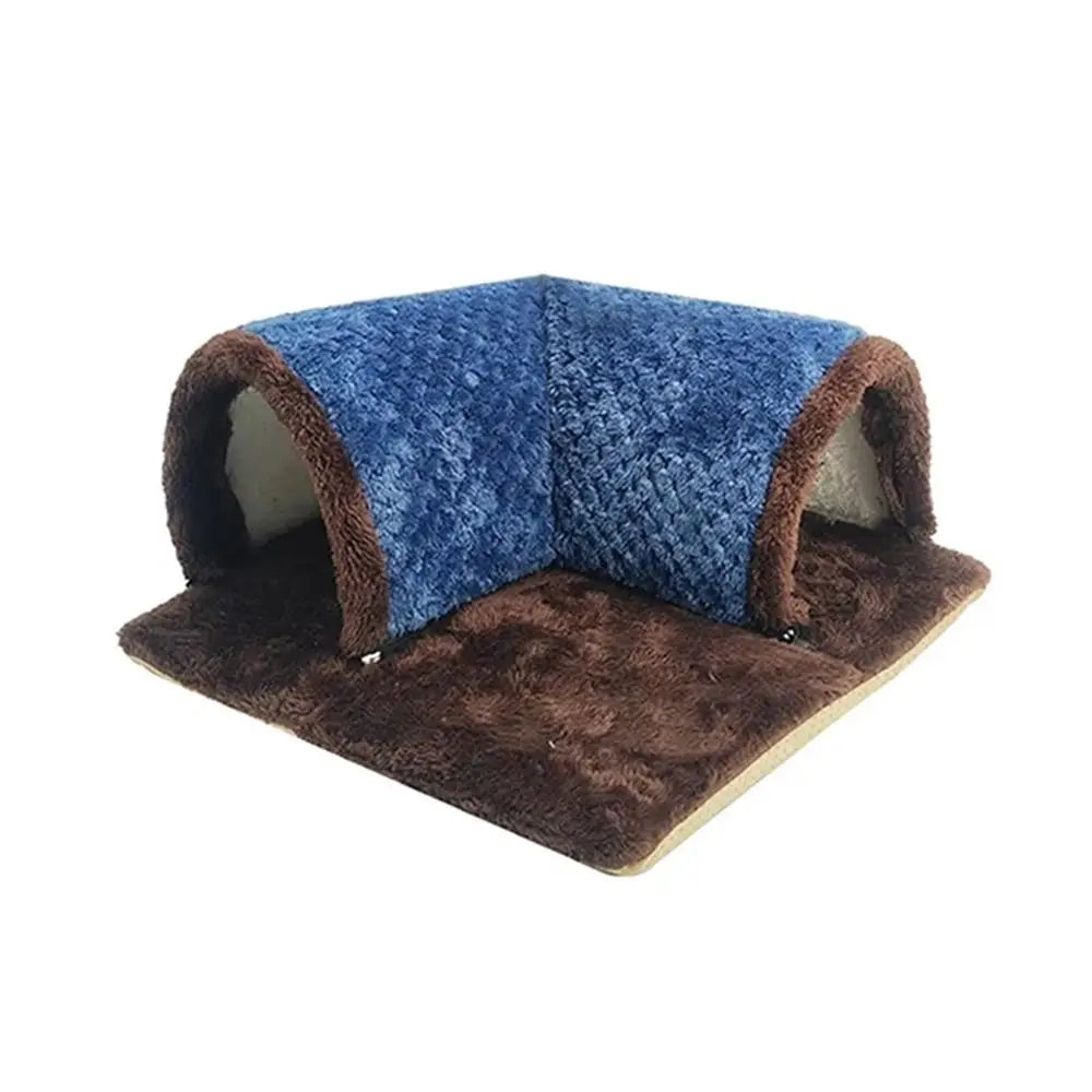 Soft Breathable Small Animals Tunnel Removable Pad, Warm