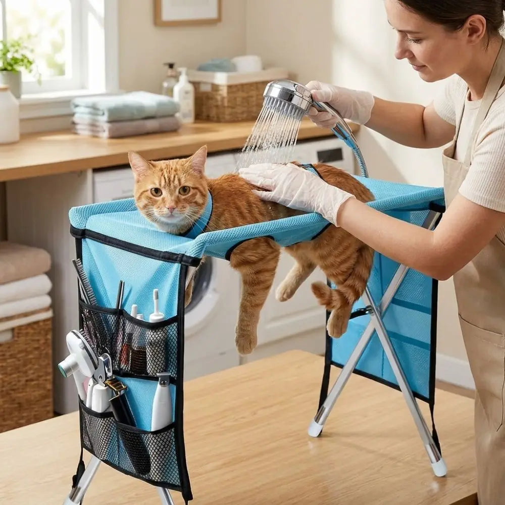 Folding Pet Grooming Hammock Anti-Scratch - ProPawPet.com