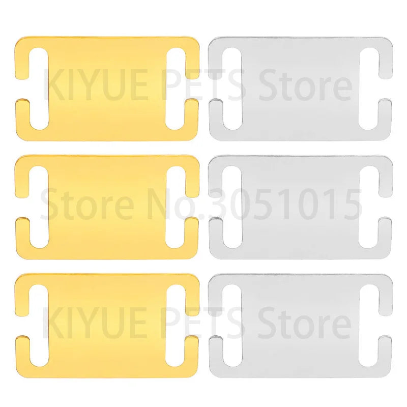 20Pcs Personalized Pet Dog ID Tag Square - ProPawPet.com