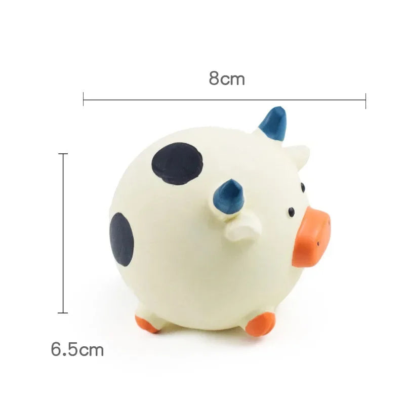 Pet Interactive Toy for Dog & Cat Screaming Rubber Chicken Pig – 3 Colors