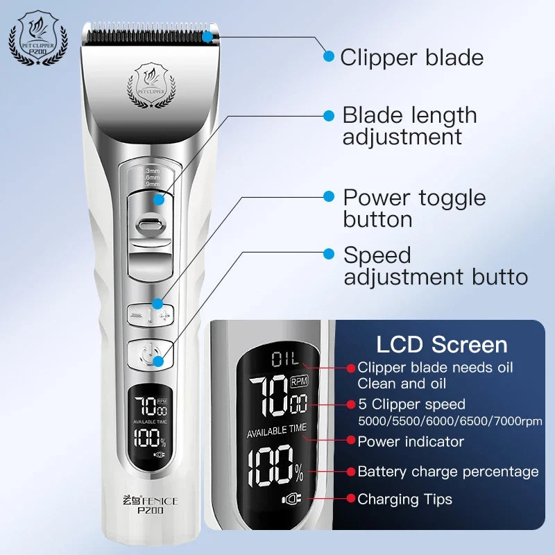 Fenice New Upgrade 5000mA Capacity Cordless - ProPawPet.com
