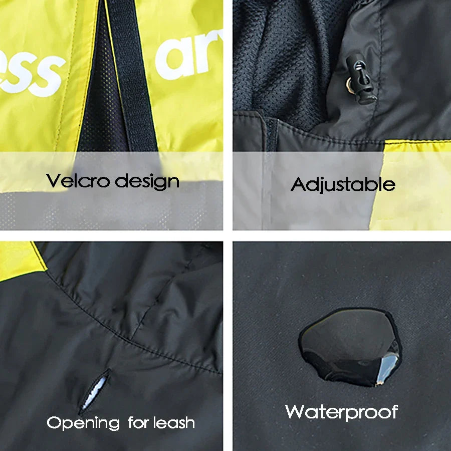 Dog Clothes Raincoat Waterproof Reflective Coat – photo 3
