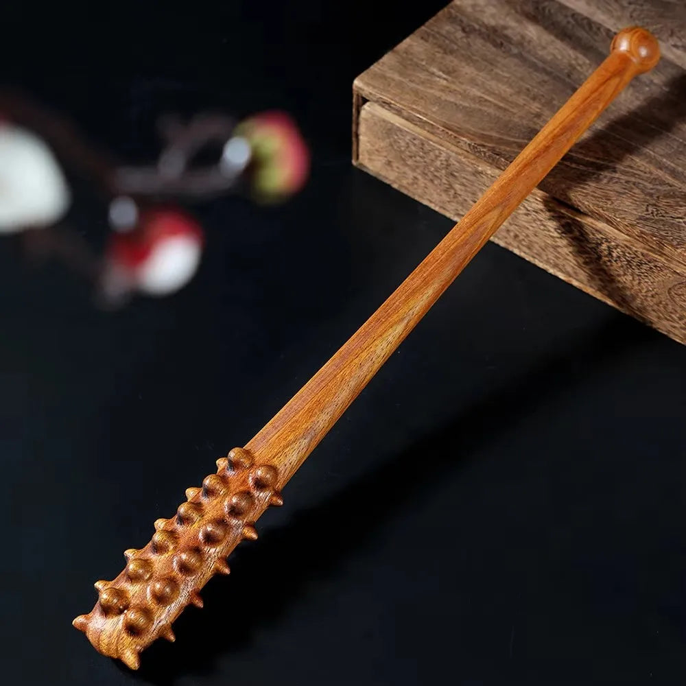 39.5CM Golden Sandalwood Horse Whip Spanking - ProPawPet.com