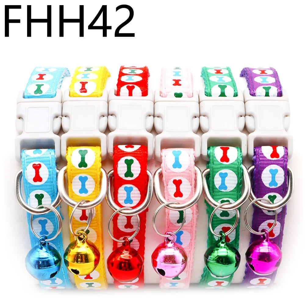 12Pcs Collars Cute with Bells Pet Necklace - ProPawPet.com