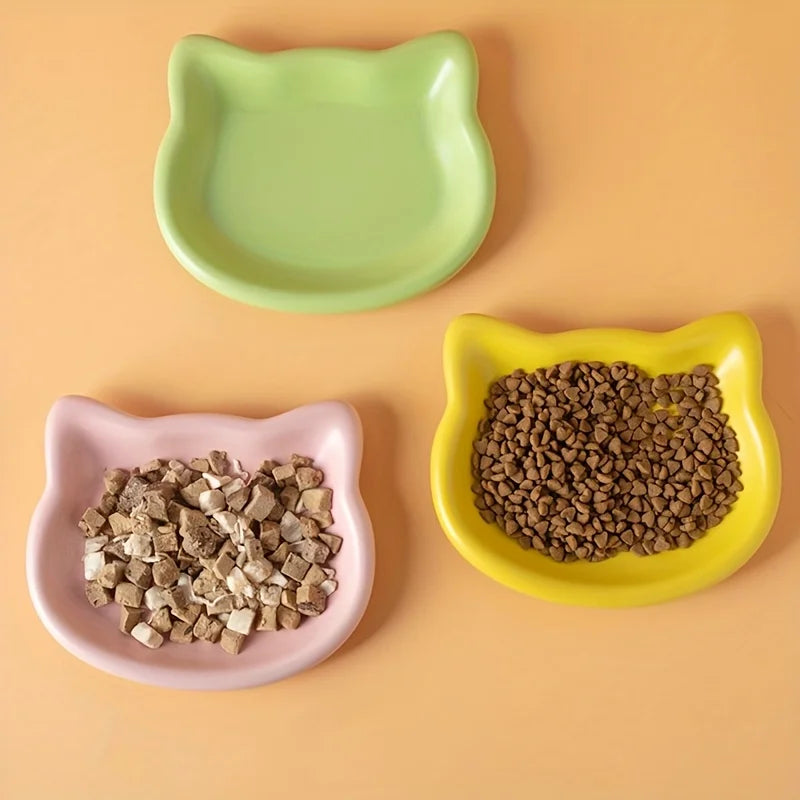 4-Color Pet Bowl Cat Food Dish Canned Snack - ProPawPet.com