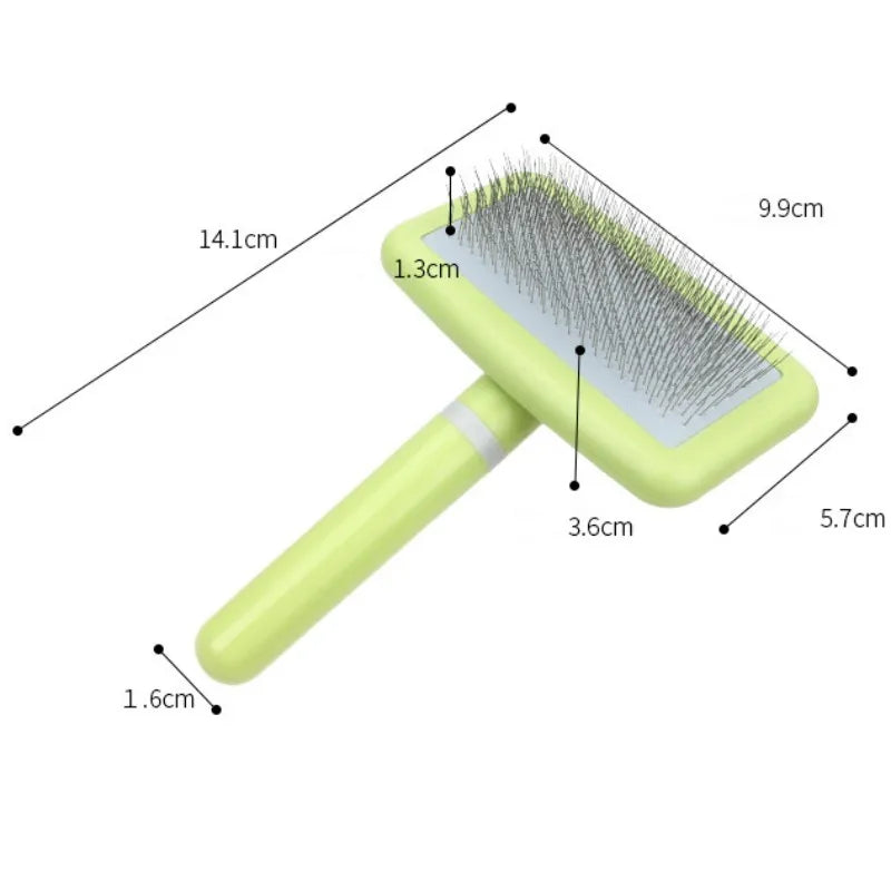 Stainless Steel Dog Brush Pet Hair Remover Massage Combs