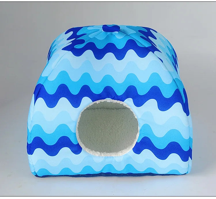 Hamster Sleeps in Winter Nest Sugar Glider Guinea Pig Rabbit for Small Pets