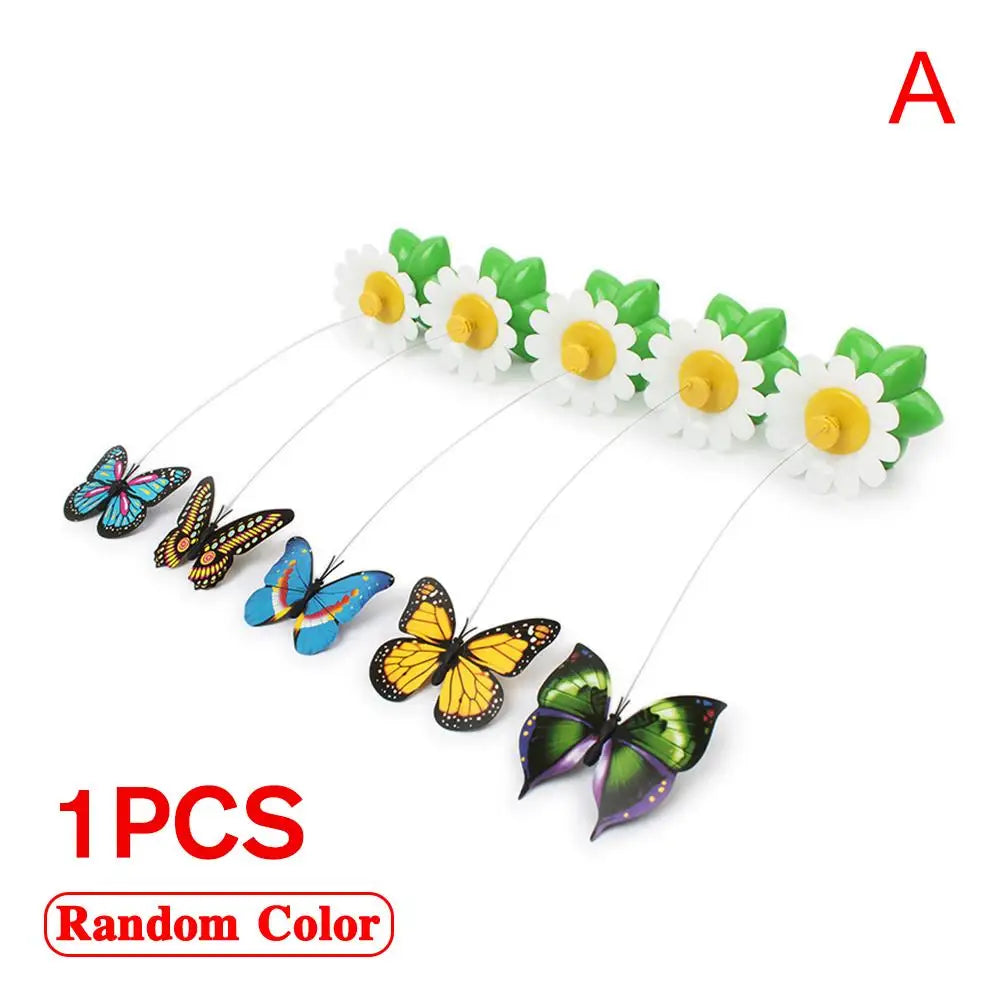 Rotating Electric Butterfly, Hummingbird and Bee Pet Product – 2 Colors