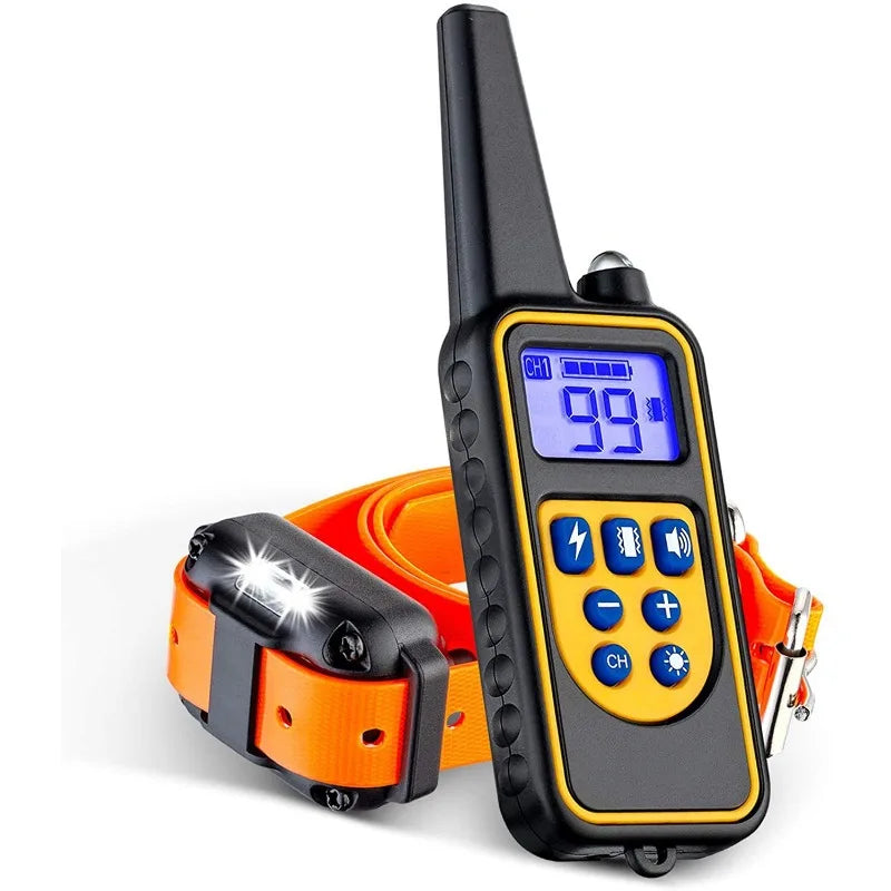 Waterproof Dog Shock Collar with Remote -dog Training – 9 Colors