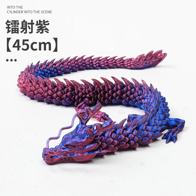 Laser Holographic 3D Printed Dragon Aquarium Fish Tank – 18 Colors