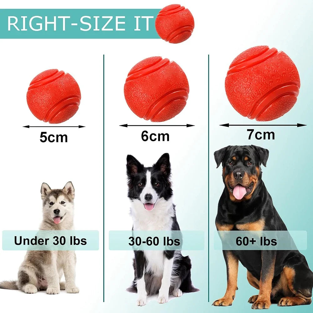Pet Solid Elastic Toy Ball Cat/Dog Toy Ball - ProPawPet.com