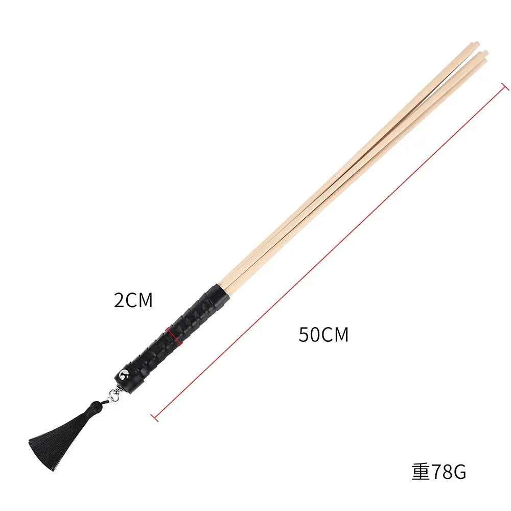 Leather 50cm Handmade Rattan Horse Whip
