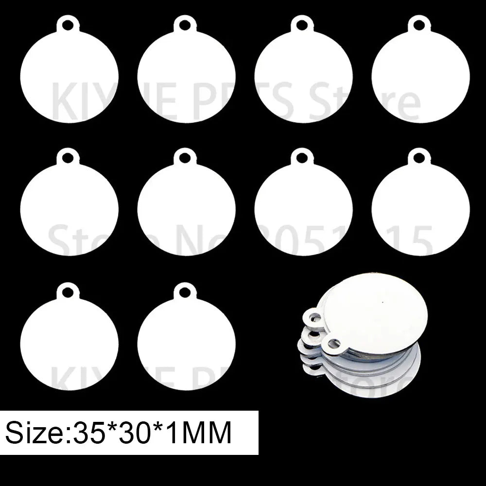 100Pcs Customize Sublimation Dog Tag Pet - ProPawPet.com