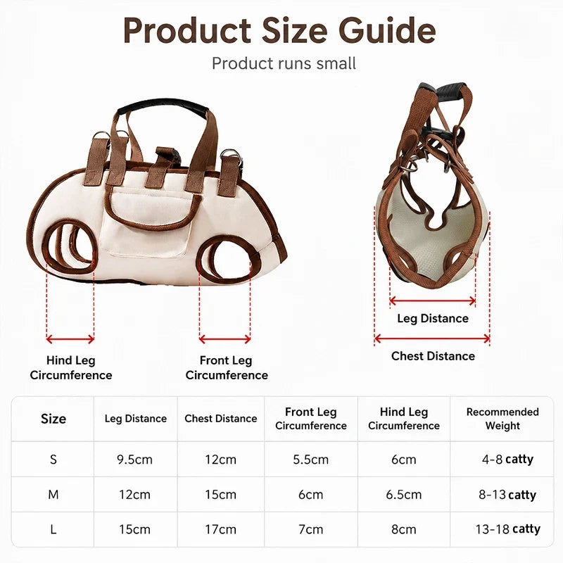 Cat & Dog Sling Carrier Breathable Puppy Pouch Travel Hands – Cat Supplies