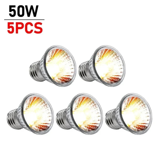 5/1Pc Tortoise Lizard Basking Lamp 25W 50W - ProPawPet.com