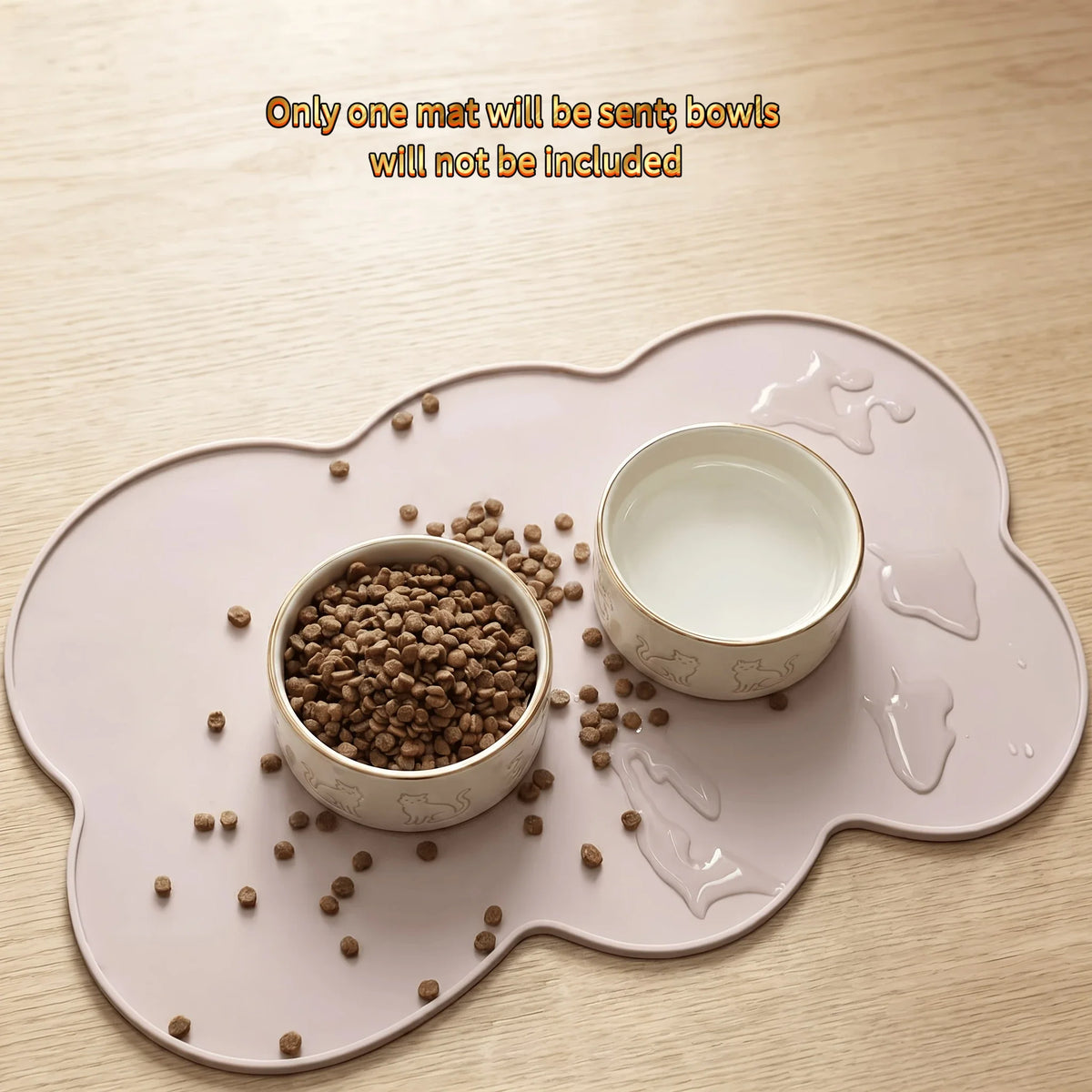 1Silicone Pet Placemat Leak-proof and Non Slip Feeding Mat – 4 Colors