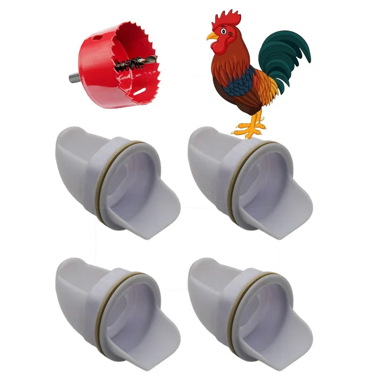 Automatic Gravity Chicken Duck Feeder Kit – Livestock Feeders & Waterers