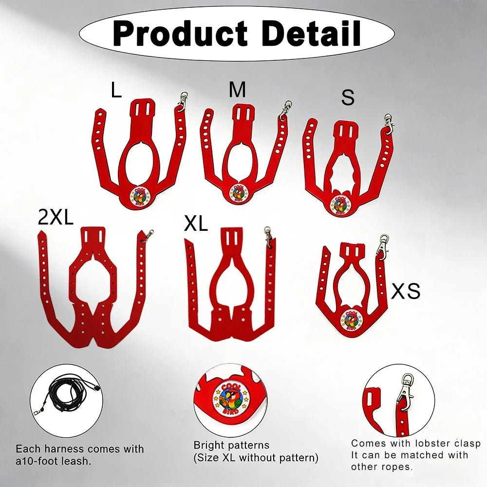 Ultra Lightweight 4g Adjustable Parrot - ProPawPet.com