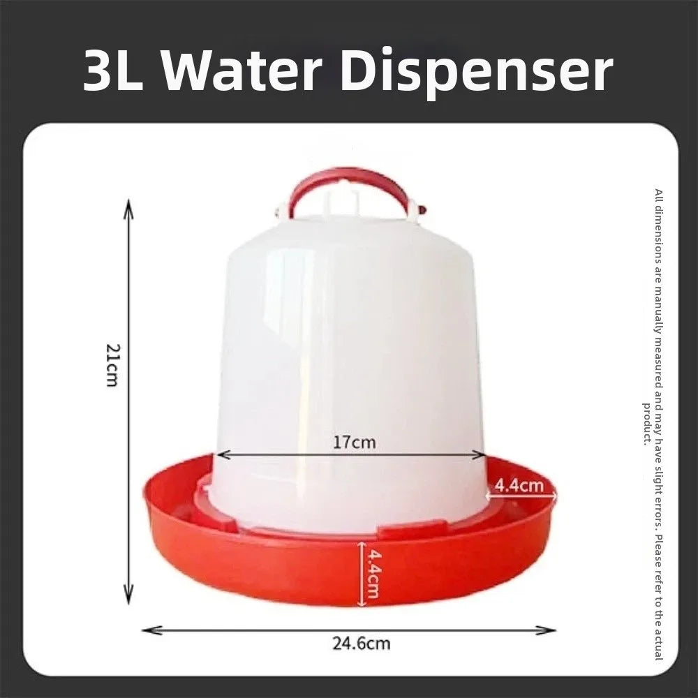 Plastic Poultry Drinker Feeder 1.5L 8L 15L - ProPawPet.com