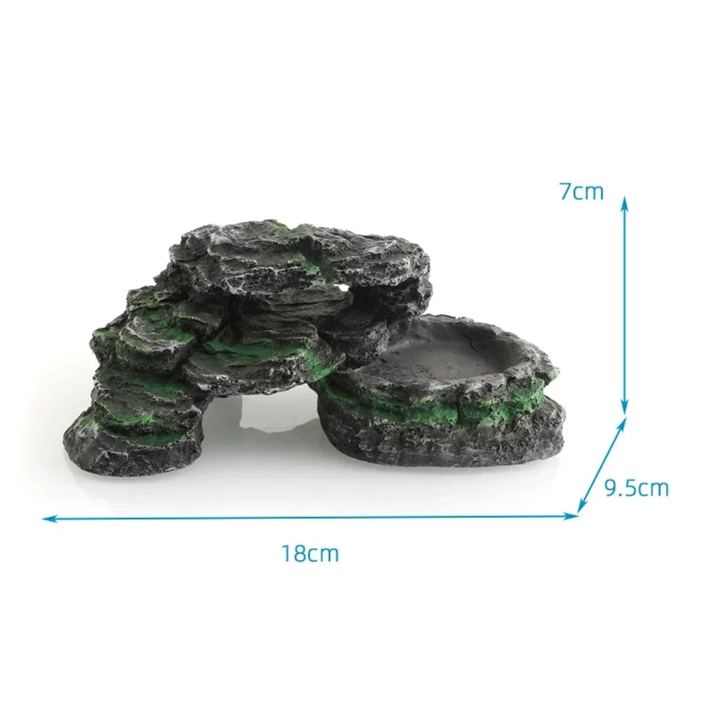 Resin Reptile Pet Rock Hide Cave Resin - ProPawPet.com