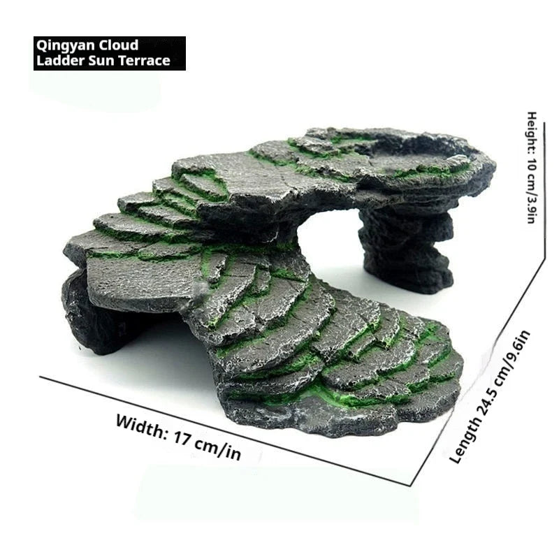 Turtle Platform Rectangular Aquarium Fish - ProPawPet.com