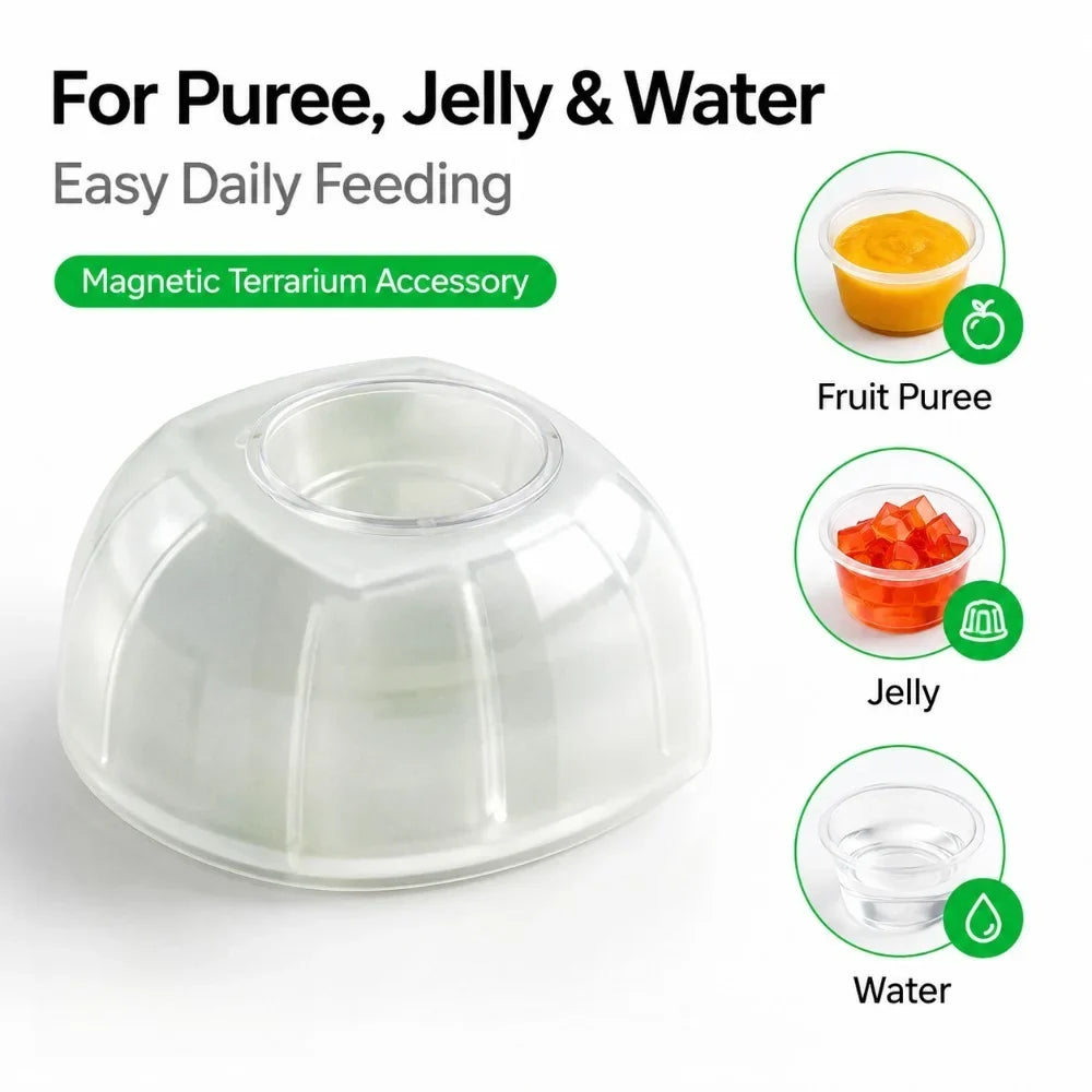 Magnetic Reptile Feeding Bowl with 100PCS - ProPawPet.com
