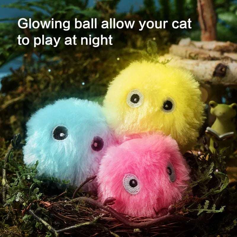 Interactive Ball Smart Cat Toys Plush - ProPawPet.com
