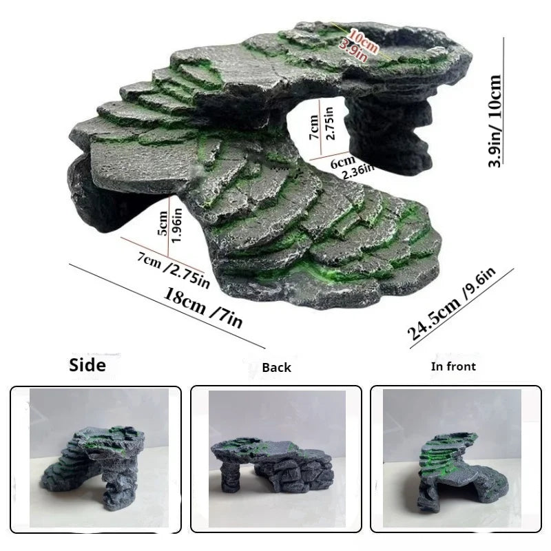 Turtle Platform Rectangular Aquarium Fish - ProPawPet.com