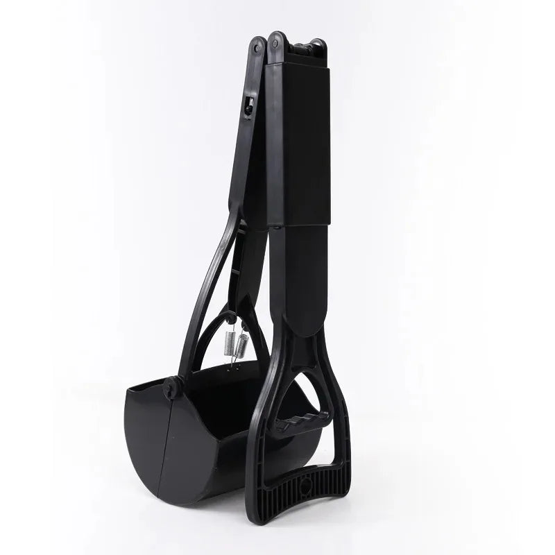 80cm Pet Pooper Scooper Long Handle Dog Poop Jaw Scoop Shovel – Dog Supplies