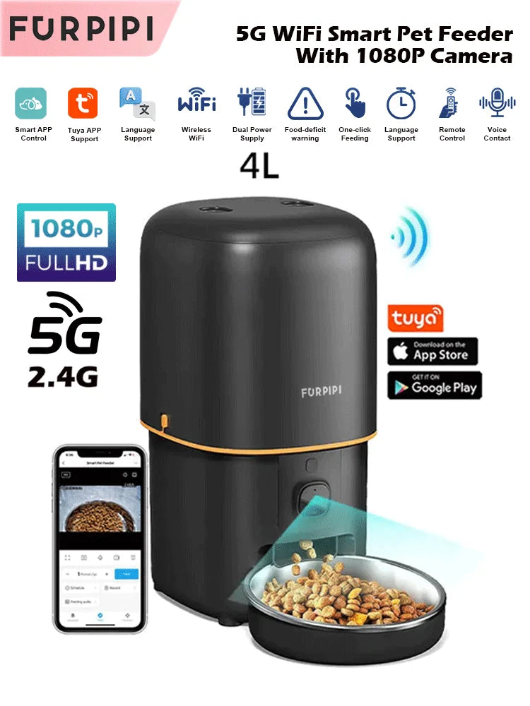 Automatic Cat Feeder Camera Pet Smart Cat - ProPawPet.com