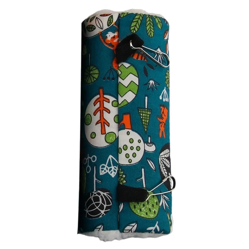 Winter Plush Hamster Playing Tunnels Warm Nest for Small Pets