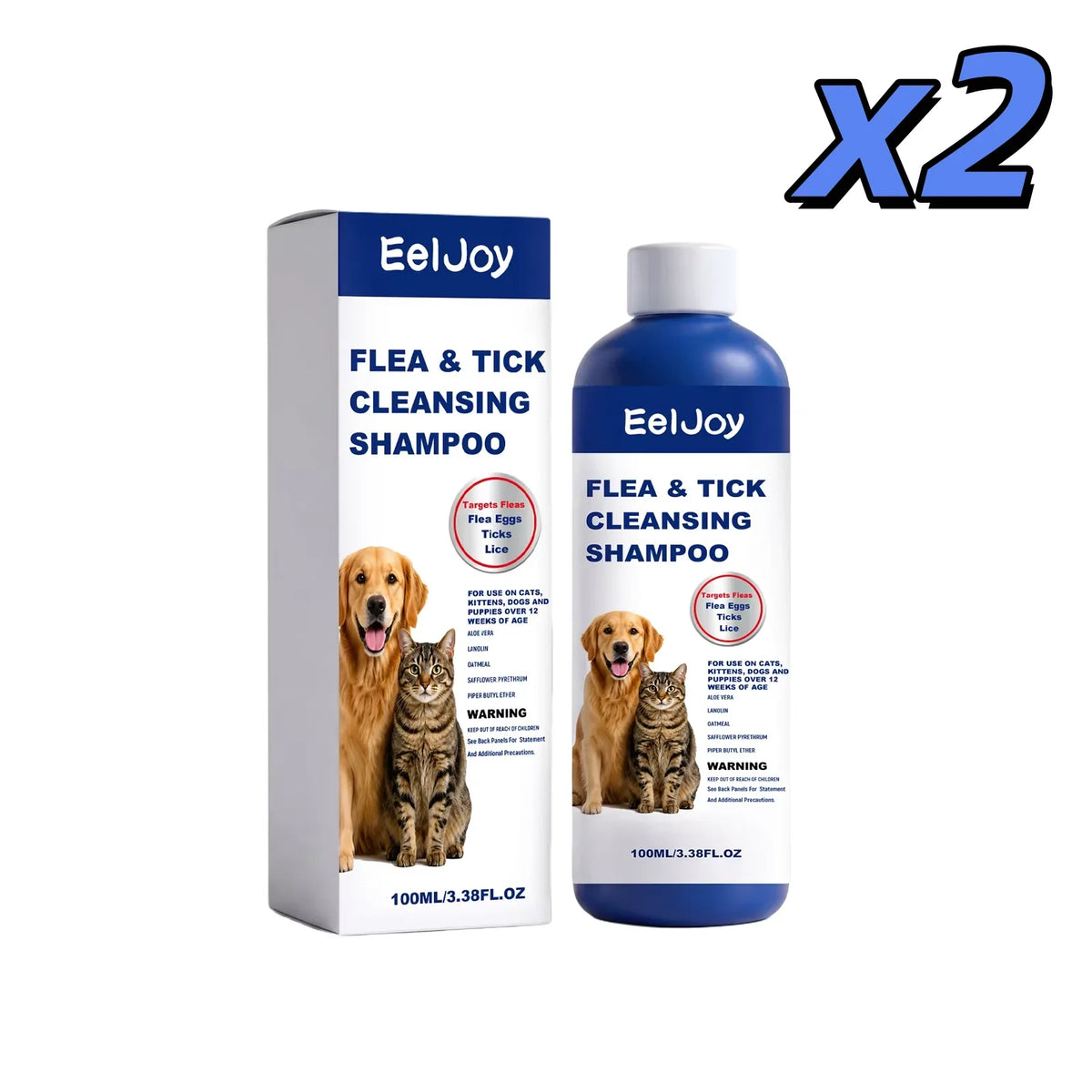 Pet Flea Tick Lice Removal Shampoo – Dog Supplies