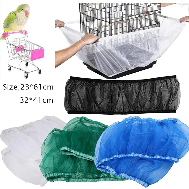 Universal Bird Cage Seed Catcher Guard Net, - ProPawPet.com