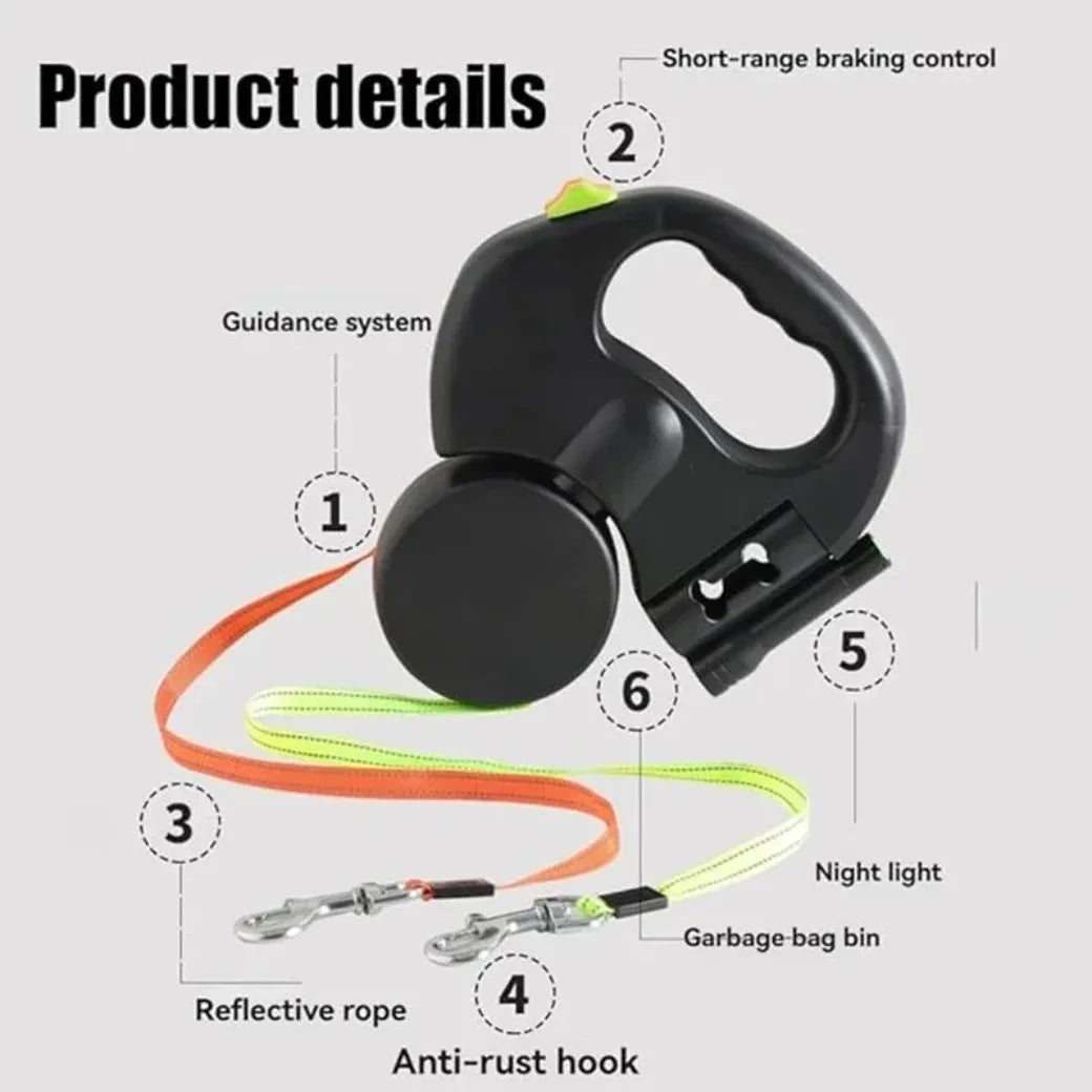 3m Retractable Dog Leash For Small Dogs - ProPawPet.com