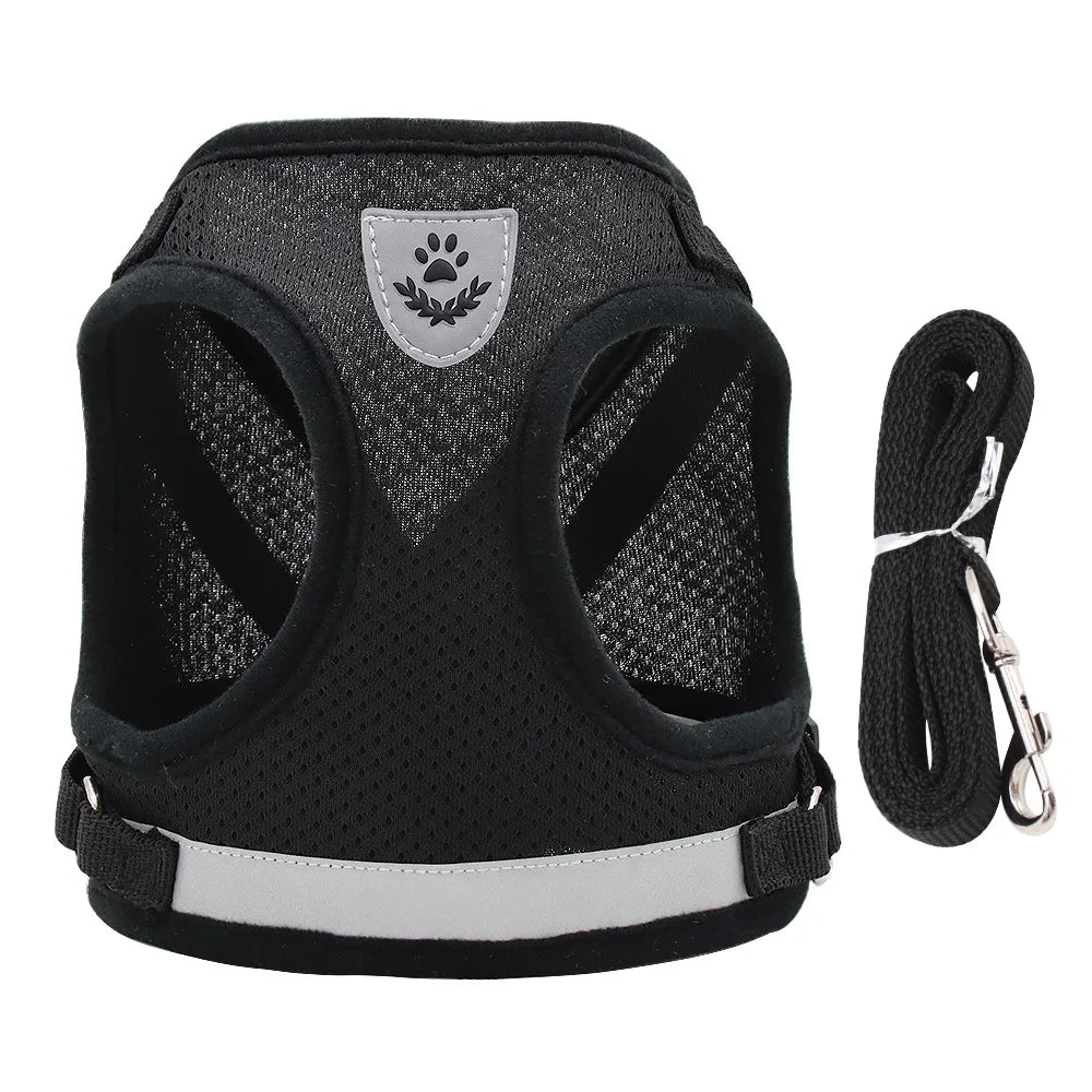 Adjustable Pet Dog Cat Harness and Leash Set - ProPawPet.com