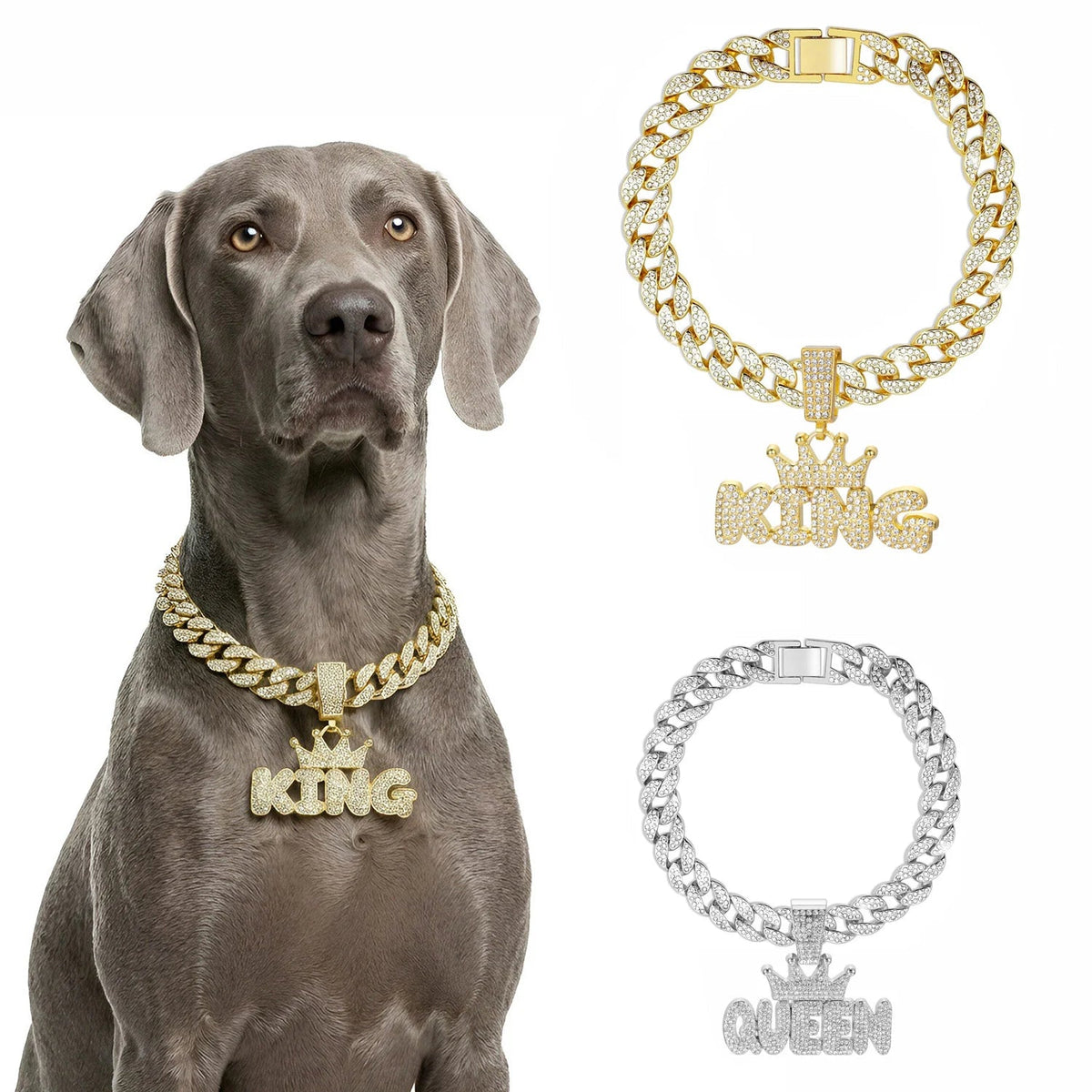 Cuban Dog Chain, Aluminum Alloy Pet Dog - ProPawPet.com