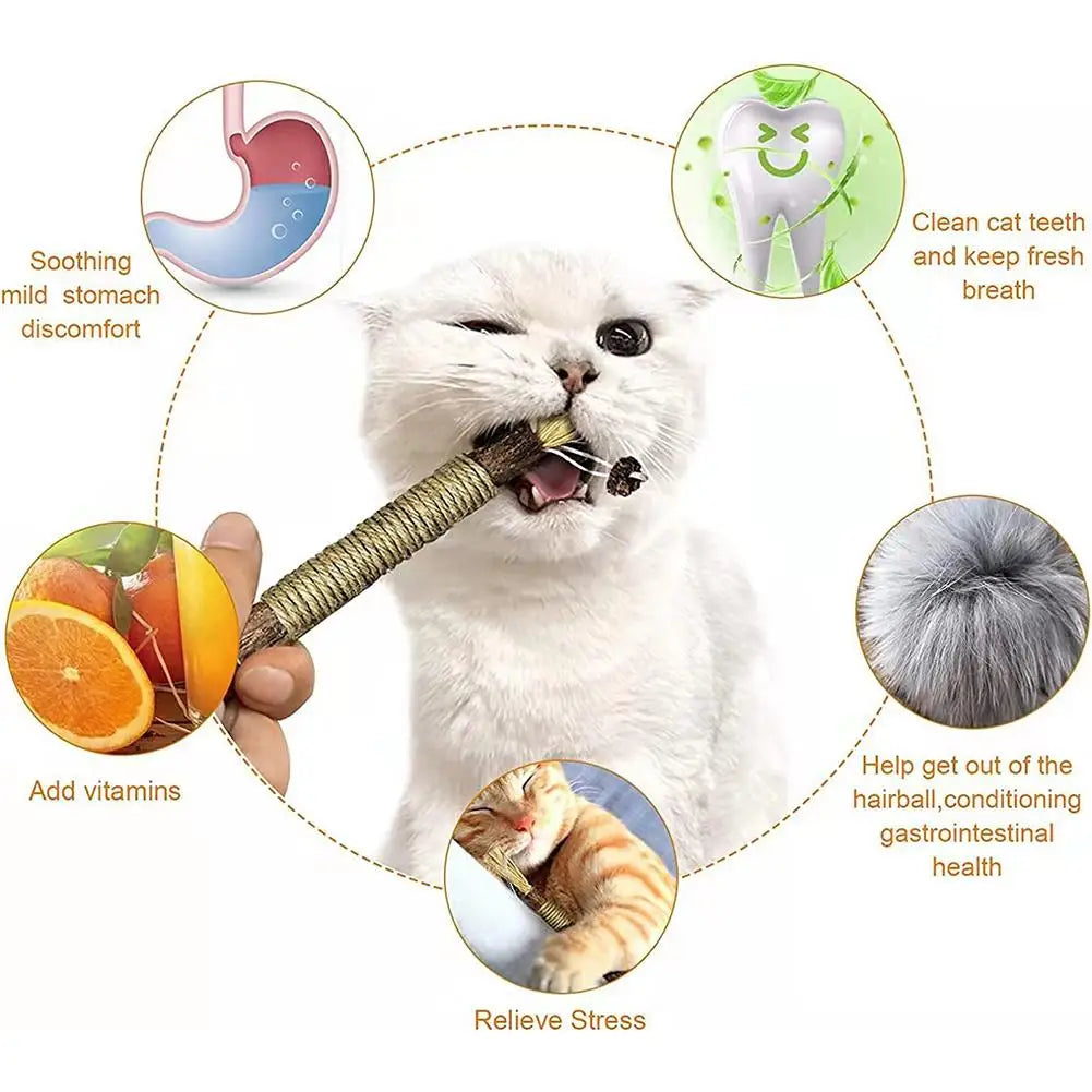 Silvervine Cat Chew Stick Natural‑Wood Cats - ProPawPet.com