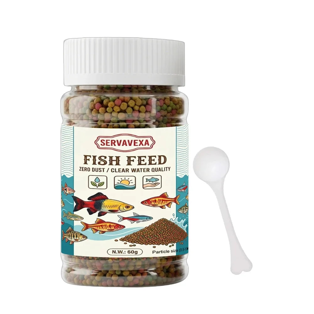 Premium Aquarium Fish Food 150g Micro Pellets 0 5 1 – 4 Colors