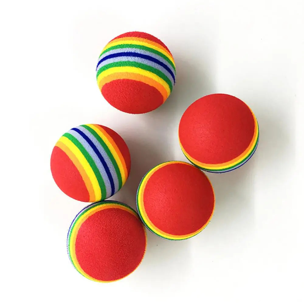 1Pcs Colorful Pet Rainbow Foam Fetch Balls - ProPawPet.com