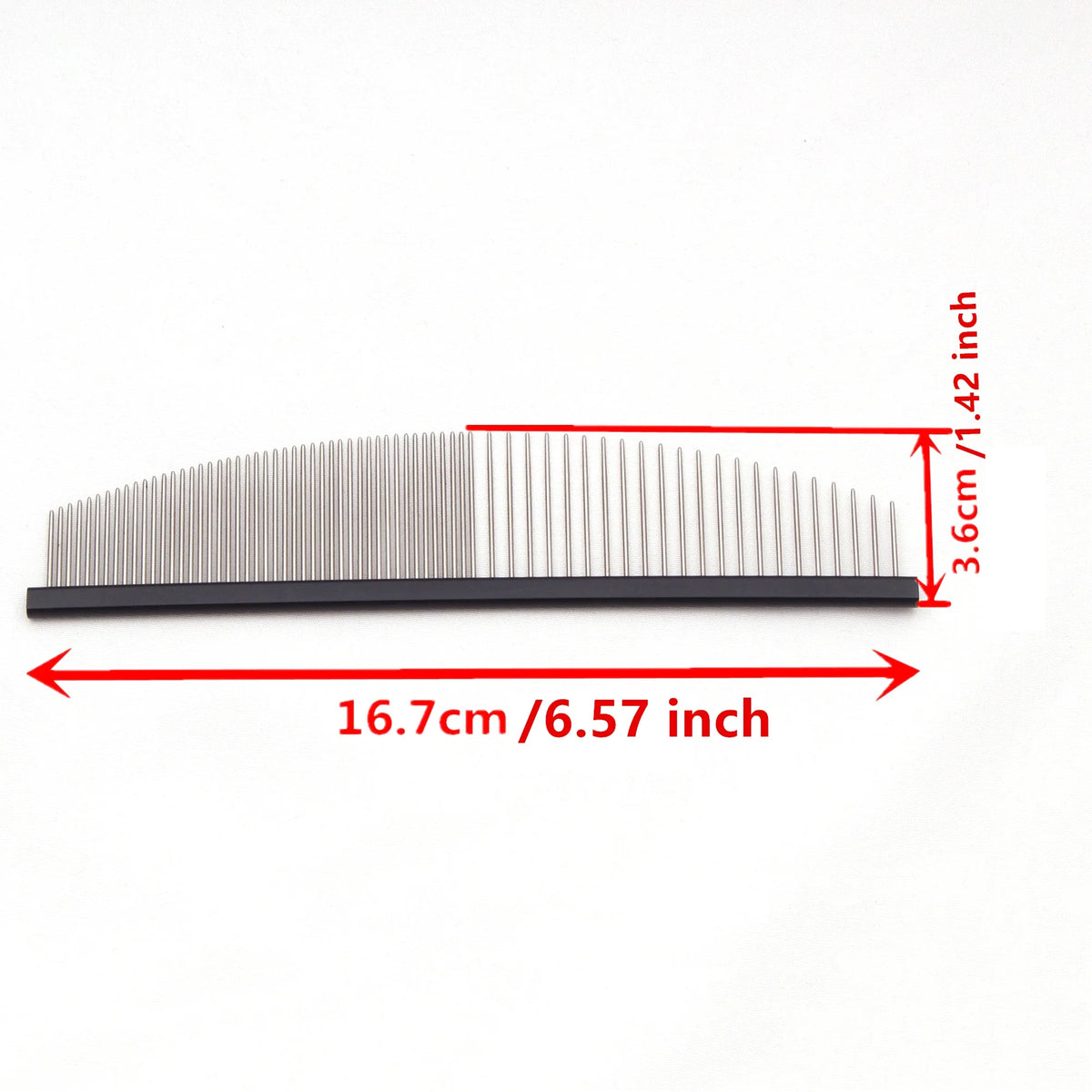 Puppy Grooming Comb Aluminum Handle Pink Brush – 14 Colors