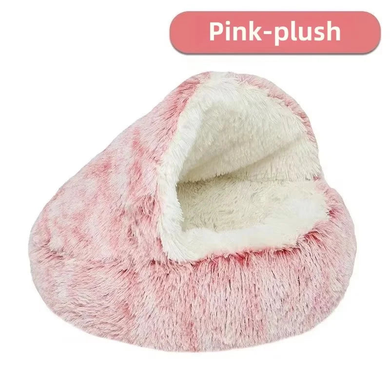 Winter Plush Pet Bed for Cats - Soft - ProPawPet.com