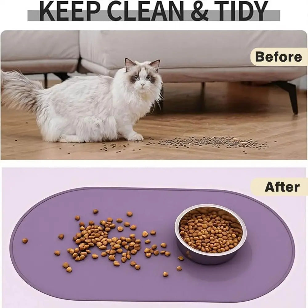 Durable Silicone Pet Food Mat Waterproof - ProPawPet.com