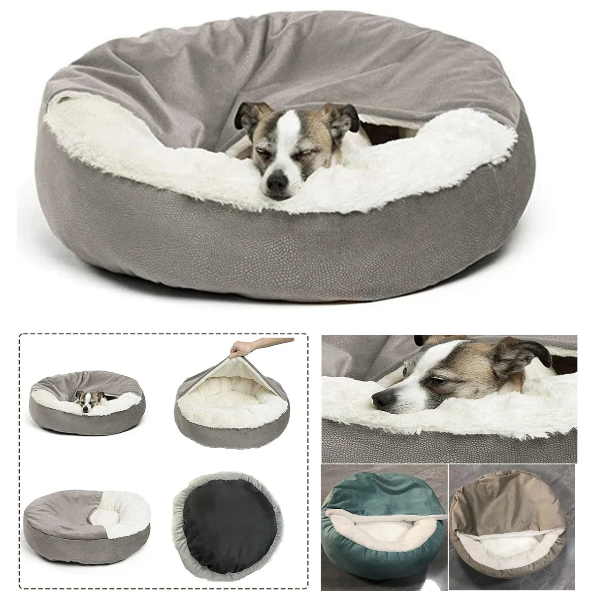 Orthopedic Dog Bed Ma Washable with Hooded - ProPawPet.com