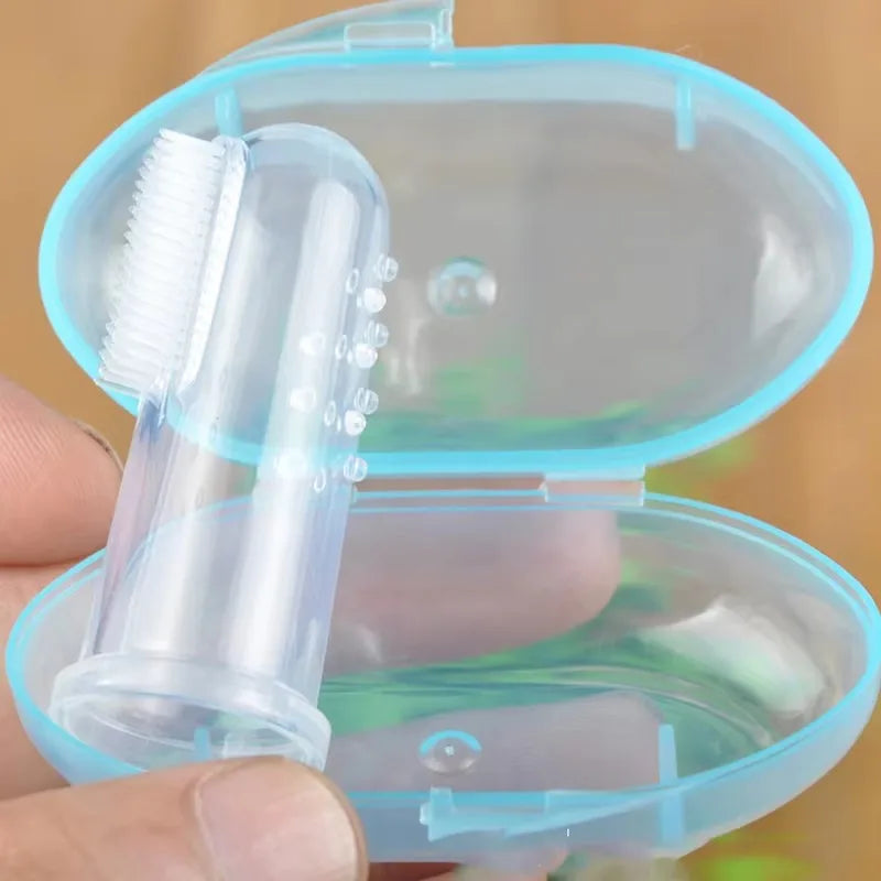 1-4pc Super Soft Pet Finger Toothbrush Teddy - ProPawPet.com