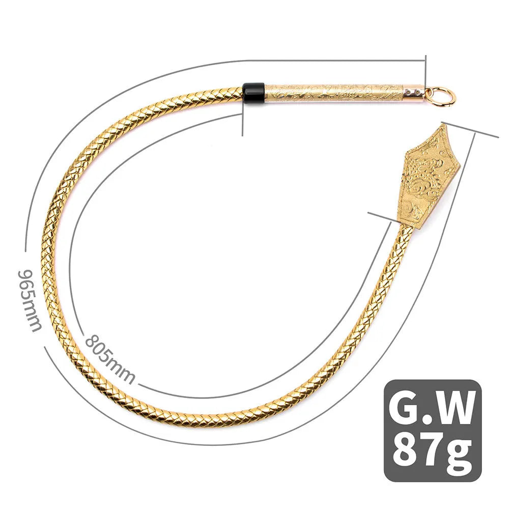 96cm PU Leather Horse Whip – 3 Colors