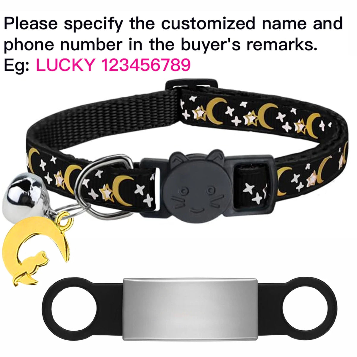 Custom Glow Cat Collar Free Engraved Anti Lost Pet ID – 16 Colors