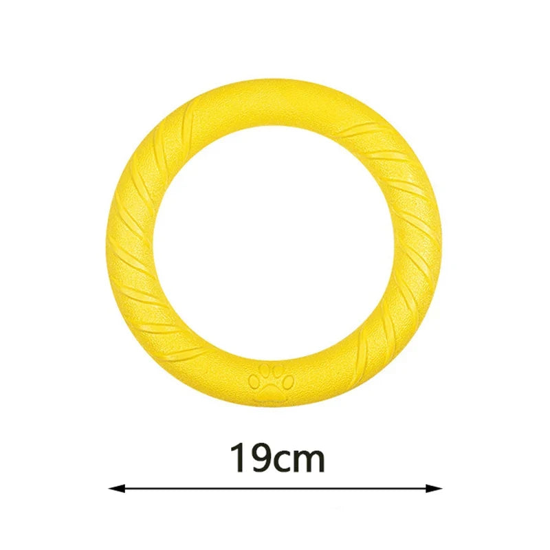 Interactive Dog Ring Toys Pet Flying Disk Training