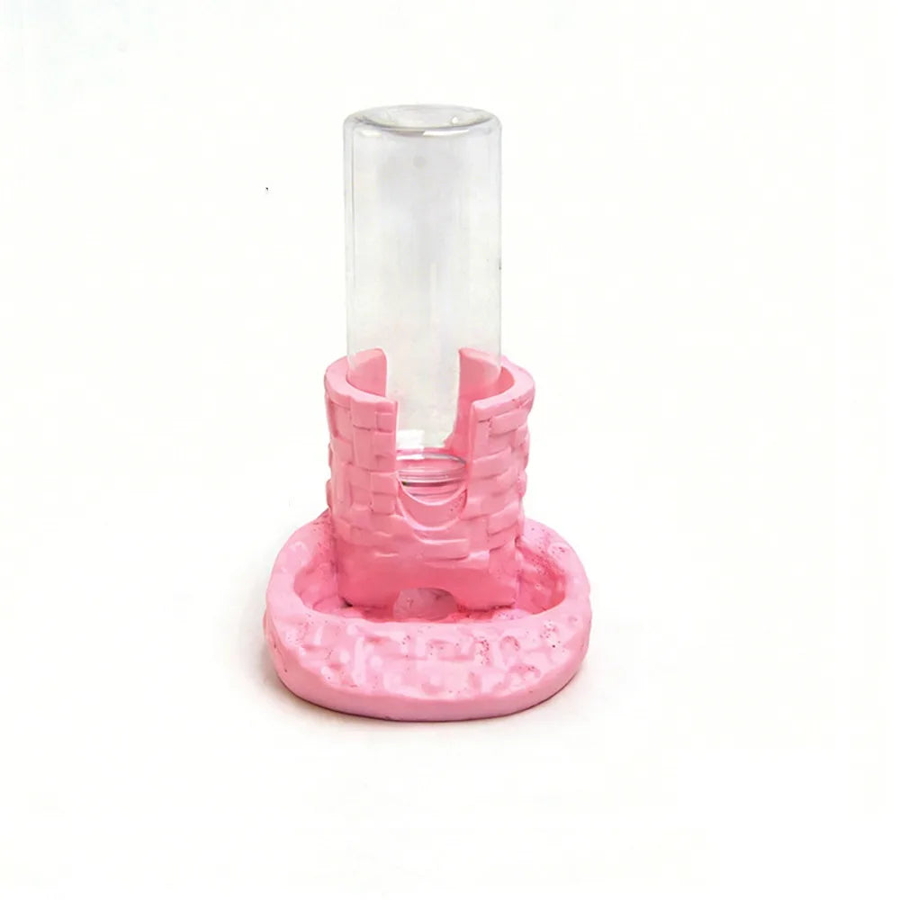 Plastic Reptiles Water Food Feeder Removable Anti Slip Base – 9 Colors